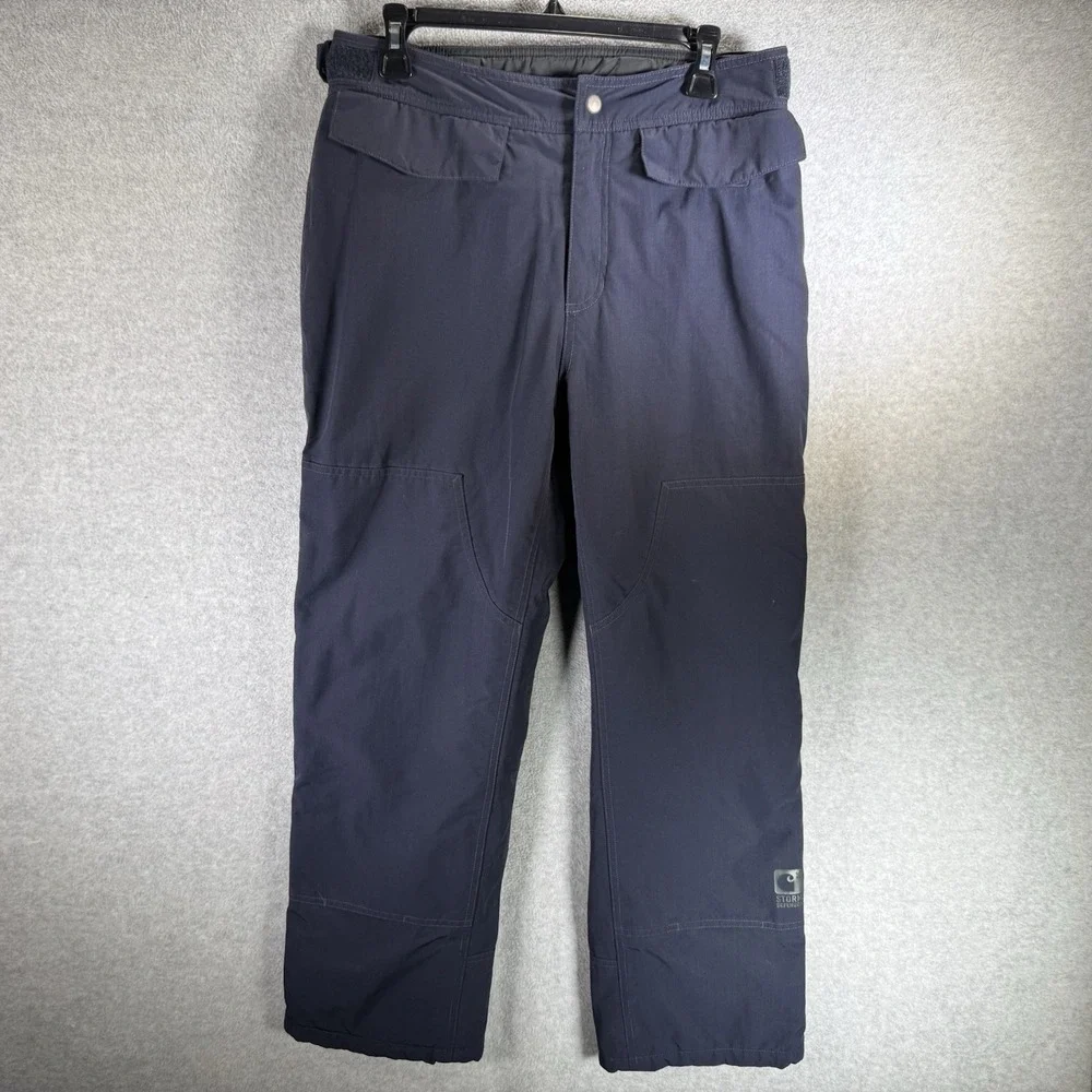 Carhartt Women Storm Defender Insulated Shoreline Pants Short Navy Blue Sz Small